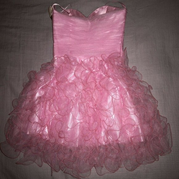 Pink Prom Dress - Picture 2 of 4